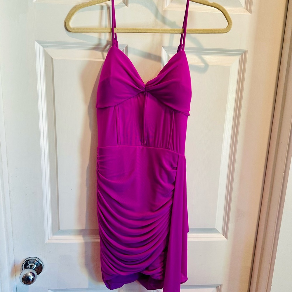 Papermoon Fuchsia Mini Dress